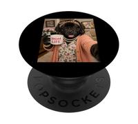 Terre-Neuve Chien Selfie Meme Humour Maman Amour Appréciation PopSockets PopGrip Adhésif