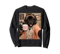 Terre-Neuve Chien Selfie Meme Humour Maman Amour Appréciation Sweatshirt