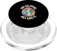 Terre "NOUS TOUS ICI. Vivez ICI". Unité PopSockets PopGrip pour MagSafe