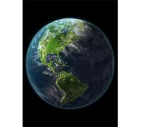 Terre Peinture Numero Adulte La planète Kit Peinture Enfant, Paint by Numbers Activité Manuelle Enfant, Loisirs Créatifs Adultes, Idee Cadeau Femme, Decoration Murale, Sans Cadre, 60x80cm e-115