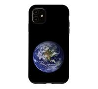 Terre Planète, Plat, Terre Amérique du Nord Globe Space Clouds Coque pour iPhone 11