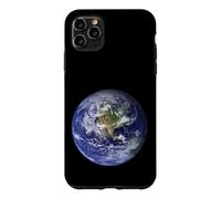 Terre Planète, Plat, Terre Amérique du Nord Globe Space Clouds Coque pour iPhone 11 Pro Max
