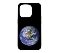 Terre Planète, Plat, Terre Amérique du Nord Globe Space Clouds Coque pour iPhone 15 Pro