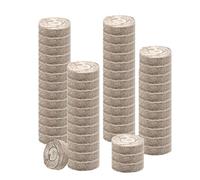 Terre pour en pot,100 pièces Terre de plantation biologique avec engrais - 3 cm Mousse sèche pour la propagation des boutures | Extérieur Légumes Arbre Cactus Orchidée Bonzaï Monstera Agrumes