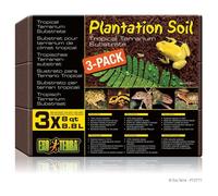 Terre pour plantation - EXO TERRA - Coco briques, 3-PK - Substrat naturel - Augmente l'humidité