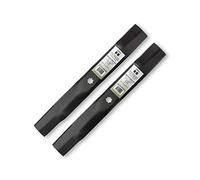 Terre Products Lot de 2 Lames de Tondeuse à Gazon à Levage élevé, 106,7 cm, compatibles avec John Deere x300, LT160, LT180, SST15, SST16, Z225 EZtrak, remplace AM137327, AM141032, AM141034, M154061,