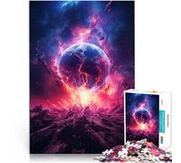 Terre Qui explose Puzzles pour Adultes de 1000 pièces Jeu éducatif Familial avec des pièces de Formes aléatoires entièrement imbriquées 38x26cm