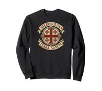 Terre Sainte de Jérusalem (en Latin) Chevaliers Templiers Croix Sweatshirt