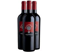 Terre Sicilliane Hugonis - Rouge 2021 - Tenuta Rapitala - Vin Rouge d'Italie (3x75cl)