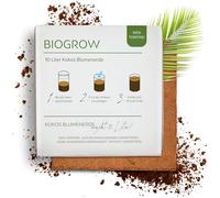 Terreau Bio à Base de Coco compressé dans Un Sachet Gonflable - Terreau biodégradable, sans Tourbe, composé à 100% de Fibres de Coco (10 litres, 1 pièce)