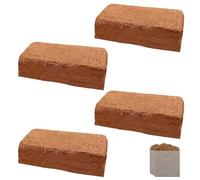 Terreau de Coco BAIFULAI, Lot de 4 : 36 L de terreau de Coco compressé, Faible teneur en sel, idéal pour Une Utilisation intérieure et extérieure - Plantes en Pot, Plantes d'intérieur