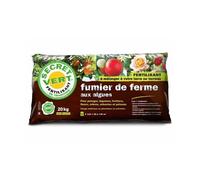 - Terreau de fumier fermier avec algues fertilisant 20 kg