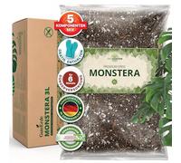 Terreau Monstera 3L - Substrat Light Mix - Terreau Plante Verte Interieur - 5 Composants - Terre a Faire Pousser (Monstera, 3L)