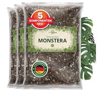 Terreau Monstera 9L - Substrat Light Mix - Terreau Plante Verte Interieur - 5 Composants - Terre a Faire Pousser