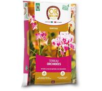 Or Brun Terreau Orchidées - 6L - Favorise La Croissance - Utilisable en Agriculture Biologique OBRTORC6U