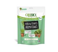 Terreau plantes aromatiques - ORBIO - 3 L - Substrat spécifique aromatiques - Drainage optimisé