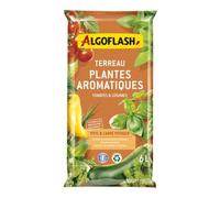 Terreau plantes aromatiques, tomates et légumes - ALGOFLASH - Pour plantes aromatiques - Pour tomates et légumes
