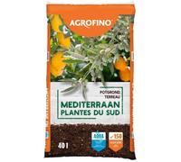 Terreau plantes Méditerranéennes Agrofino 150 jours de nutriments 40L