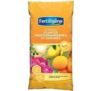 Terreau plantes méditerranéennes et agrumes - FERTILIGENE - Sac de 6L
