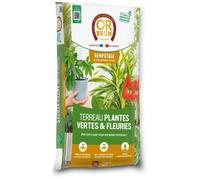 Terreau Plantes Vertes Et Fleuries D'intérieur - Or Brun - Obrtpv20n - 20 L