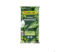 Agloflash Terreau Rempotage, Plantes Vertes et Plantes Fleuries, Utilisable en Agriculture Biologique - 6L, Beige