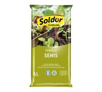 Terreau semis - SOLDOR - Semis, bouturage, repiquage - 6 L