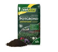 Terreau universel - 2 mois de nutrition des plantes inclus - Terreau universel pour plantes d'intérieur et d'extérieur - 40 litres