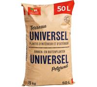 Terreau Universel 50L - Toutes Les Variétés de Plantes Intérieur et Extérieur - Jardin,Terrasse,Balcon,Potager - Palmier,Plantes