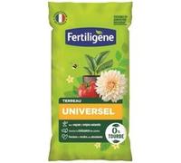 FERTILIGENE NATUREN FUNI40N - Terreau Universel UAB 40 L - Favorise la croissance -Nourrit en continu - Enrichie en engrais organique - Contient des fibres de miscanthus - Terreau démarche responsable