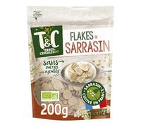 TERRES & CEREALES BIO - Céréales Croquantes au Sarrasin Naturel, Sans Sucres Ajoutés, Bio (200g) - Le Lot De 4