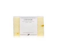 TERRES DOREES - Lot de 3 Savons Artisanaux Lavande HE - 100% Végétal - 150g - Pour Peaux Normales et Mixtes