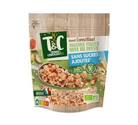 TERRES ET CEREALES - muesli croustillant raisins figues noix du Brésil sans sucres ajoutés 500g bio - Deux Articles