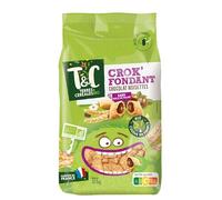 TERRES ET CEREALES - Super PTit Dej CrokFondant Choco Noisettes Bio - 375g - Délicieux petit-déjeuner équilibré pour une journée dynamique - Lot De 3