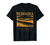 Terres façonnées par Le Vent du Nebraska Depuis 1867 T-Shirt