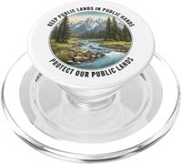 Terres publiques, Conservation des Terres publiques, Protection de nos Terres publiques PopSockets PopGrip pour MagSafe