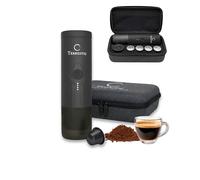 Terrestic Machine à Café Expresso Portable Électrique - Compatible Capsules Nespresso et Café Moulu, Rechargeable USB-C, avec Étui de Transport Rigide, Idéale pour Voiture, Camping et Voyage