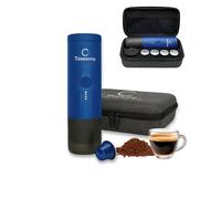 Terrestic Machine à Café Expresso Portable Électrique - Compatible Capsules Nespresso et Café Moulu, Rechargeable USB-C, avec Étui de Transport Rigide, Idéale pour Voiture, Camping et Voyage