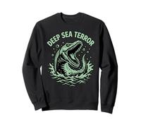 Terreur des Mers Profondes Mosasaurus Monstre Marin préhistorique Sweatshirt