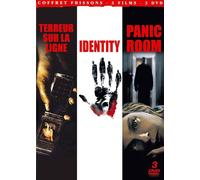 Terreur sur la ligne / Panic Room / Identity – Coffret 3 DVD – Sony