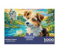 Terrier Airedale Puzzle Défi De 1000 Pièces Qualité Supérieure, Unicité, Jeu De Puzzle Difficile, Adapté Aux Hommes/Femmes, Adultes Et Personnes De Plus De 14 Ans 38x26cm/1000pcs