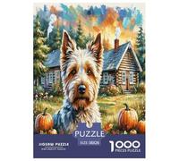 Terrier américain de Staffordshire 1000 Pièces Chien Animal Puzzle Défi Jouet Jeu Éducatif Unique Home Decor Adultes Et Enfants À Partir pour Enfants Cadeaux 38x26cm/1000pcs