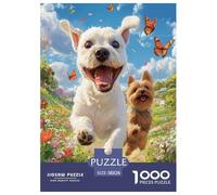 Terrier Blanc des Highlands de l'Ouest 1000 Pieces Puzzle Animaux Mignons Puzzles The Art of Colour pour La Décoration De La Maison Œuvre Artistique À Assembler Jeu Difficile pour Les 38x26cm/1000pcs