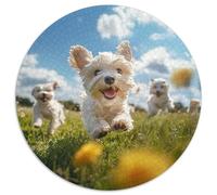 Terrier Blanc des Highlands de l'Ouest1000 Pièces Puzzles pour Adultes Et Enfants AnimauxPuzzle Rond, Jeu Éduchatif, Challenge Toy, Jouets Éduchatifs, Difficile, Impossible1000pcs (67.5x67.5cm)