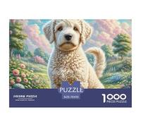 Terrier de Bedlington 1000 Pièces Puzzle Difficile Et Stimulant sur Jeu Éducatif Jouets Impossible Terminé Jeu pour Cadeaux 70x50cm/1000pcs