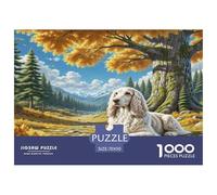 Terrier de Bedlington 1000 Pièces Puzzle pour Adultes Enfants, Parfait pour Les Amateurs De Puzzles, Cadeau, Jouet pour Enfant, Jeux Éducatif, Qualité Premium 70x50cm/1000pcs