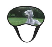 Terrier de Bedlington, chiens drôles, chiens à fourrure, animaux de compagnie,Masques de sommeil occultants, cache-yeux couvrants, masques de sommeil anti-lumière