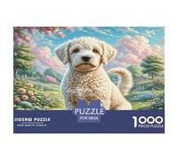 Terrier de Bedlington Puzzle 1000 Pièces Educa Jouet en Bois Cadeau Unique Décoration Intérieure Jeu Éduchatif Challenge Toy Adultes & Enfants des 14 Ans 38x26cm/1000pcs