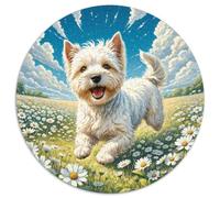 Terrier de Bedlington Puzzle 1000 Pièces Educa Jouet en Bois Jeu D'Intelligence Décoration Intérieure Jeu Éduchatif Challenge Toy Adultes Et Enfants À Partir De 14 Ans 1000pcs (67.5x67.5cm)