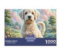 Terrier de Bedlington Puzzle 1000 Pièces pour Enfants Loisirs Créatifs Jeu Difficile pour Les Classique Cadeaux 38x26cm/1000pcs