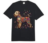 Terrier de blé Doux coloré Floral Papillon Fleur Comfort Colors Adult Heavyweight T-Shirt